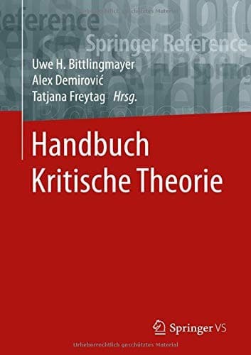 Tapa de Handbuch Kritische Theorie