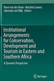 Tapa de Institutional Arrangements for Conservation, Development and Tourism in Eastern and  Southern Africa