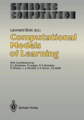Tapa de Computational Models of Learning