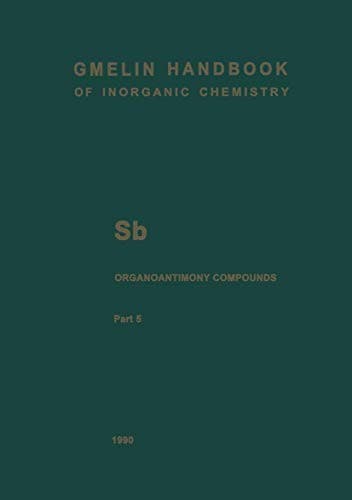 Tapa de Sb Organoantimony Compounds : Part 5