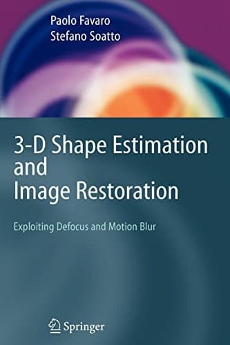 Tapa de 3-D Shape Estimation and Image Restoration