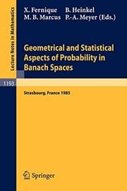 Tapa de Geometrical and Statistical Aspects of Probability in Banach Spaces