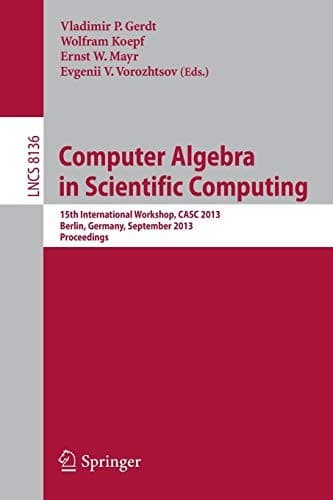 Tapa de Computer Algebra in Scientific Computing