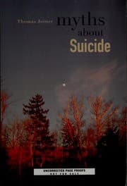 Tapa de Myths about suicide