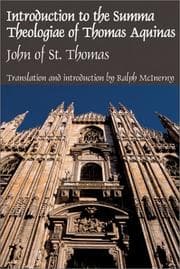 Tapa de Introduction to the Summa theologiae of Thomas Aquinas
