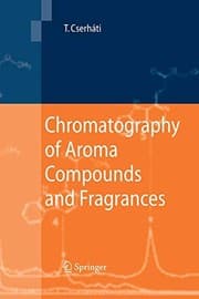 Tapa de Chromatography of aroma compounds and fragrances