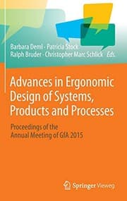 Tapa de Advances in Ergonomic Design of Systems, Products and Processes