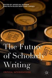 Tapa de The Future of Scholarly Writing