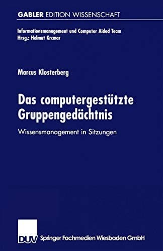 Tapa de Das Computergestützte Gruppengedächtnis