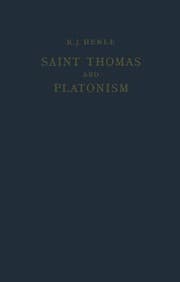 Tapa de Saint Thomas and Platonism