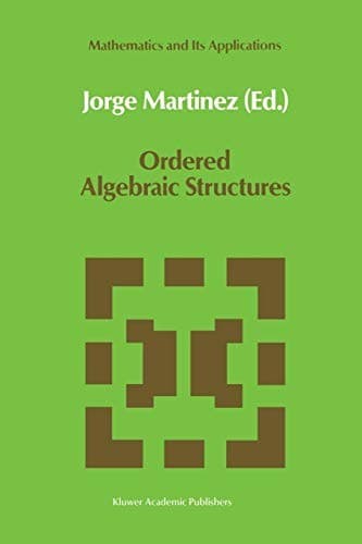Tapa de Ordered Algebraic Structures