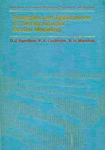 Tapa de Principles and applications of semiconductor device modeling