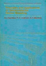 Tapa de Principles and applications of semiconductor device modeling