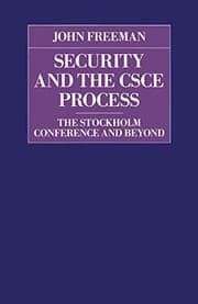 Tapa de Security and the CSCE Process