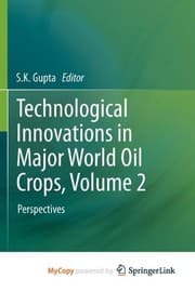 Tapa de Technological Innovations in Major World Oil Crops, Volume 2