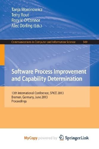 Tapa de Software Process Improvement and Capability Determination