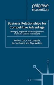 Tapa de Business Relationships for Competitive Advantage