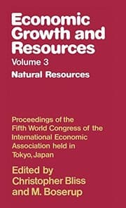 Tapa de Economic Growth and Resources