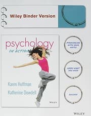 Tapa de Psychology in Action, Binder Ready Version