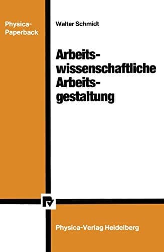 Tapa de Arbeitswissenschaftliche Arbeitsgestaltung