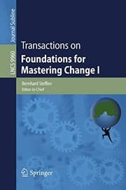 Tapa de Transactions on Foundations for Mastering Change I