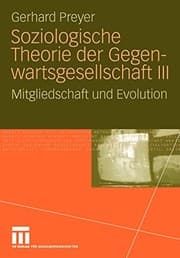 Tapa de Soziologische Theorie der Gegenwartsgesellschaft III