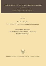 Tapa de Unternehmer-Planspiele für die betriebswirtschaftliche Ausbildung