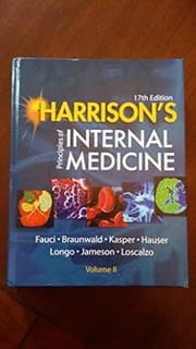 Tapa de Harrison's Principles of Internal Medicine 17th Edition Volume 2
