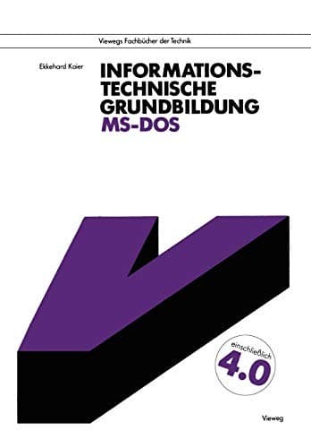 Tapa de Informationstechnische Grundbildung MS-DOS