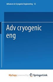 Tapa de Advances in Cryogenic Engineering