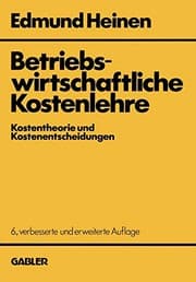 Tapa de Betriebswirtschaftliche Kostenlehre