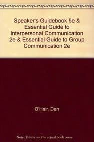 Tapa de Speaker's Guidebook 5e & Essential Guide to Interpersonal Communication 2e & Essential Guide to Group Communication 2e
