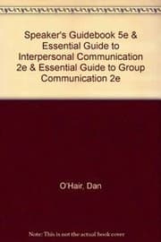 Tapa de Speaker's Guidebook 5e & Essential Guide to Interpersonal Communication 2e & Essential Guide to Group Communication 2e