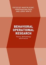 Tapa de Behavioral Operational Research