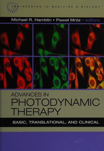 Tapa de Advances in photodynamic therapy