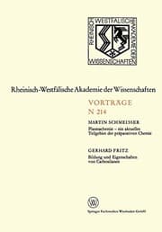 Tapa de Plasmachemie - Ein Aktuelles Teilgebiet der Präparativen Chemie. Bildung und Eigenschaften von Carbosilanen