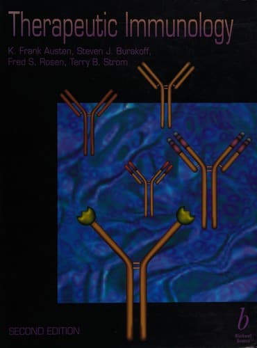 Tapa de Therapeutic immunology