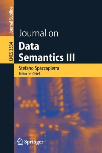Tapa de Journal on Data Semantics III