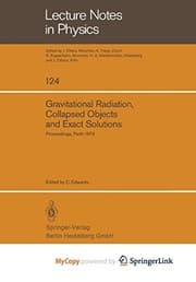 Tapa de Gravitational Radiation, Collapsed Objects and Exact Solutions