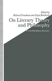 Tapa de On Literary Theory and Philosophy