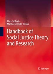 Tapa de Handbook of Social Justice Theory and Research