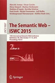 Tapa de The Semantic Web - ISWC 2015