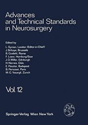 Tapa de Advances and Technical Standards in Neurosurgery