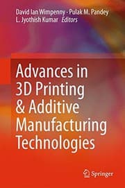 Tapa de Advances in 3D Printing & Additive Manufacturing Technologies