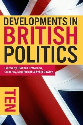 Tapa de Developments in British Politics 10