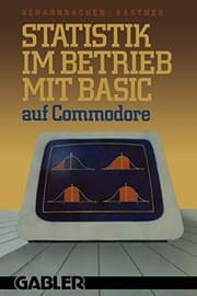 Tapa de Statistik im Betrieb mit BASIC auf Commodore