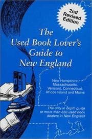 Tapa de The used book lover's guide to New England