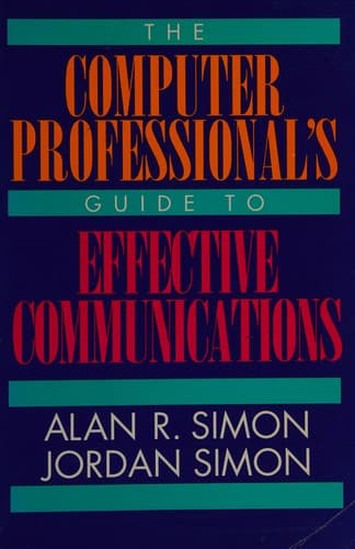 Tapa de Computer professional's guide to effective communications