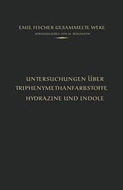 Tapa de Untersuchungen über Triphenylmethanfarbstoffe Hydrazine und Indole