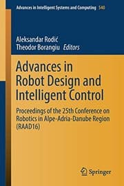 Tapa de Advances in Robot Design and Intelligent Control